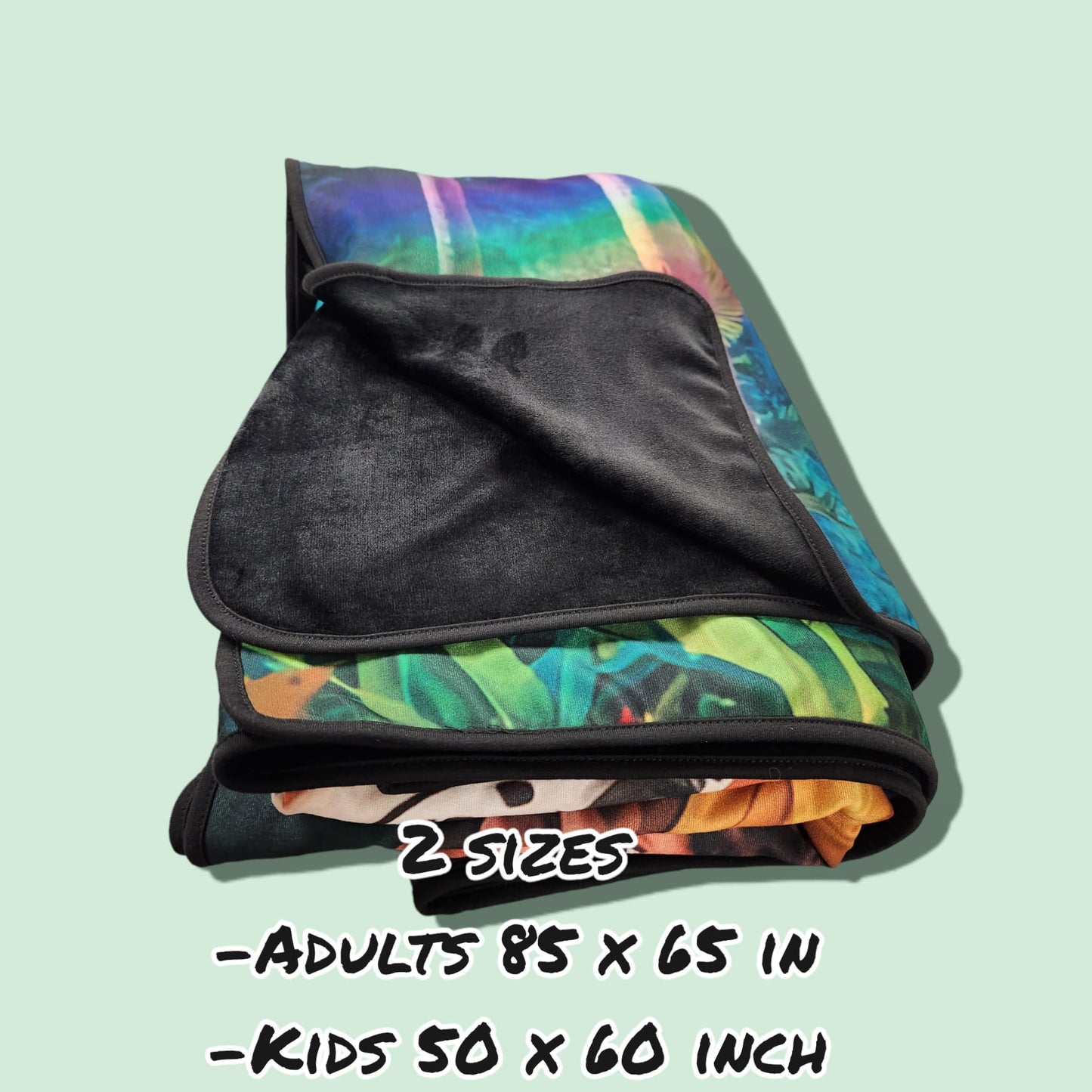 MOTH HIGH - SOFT BLACK FLEECE THROWS 10 - PREORDER CLOSING 5/4