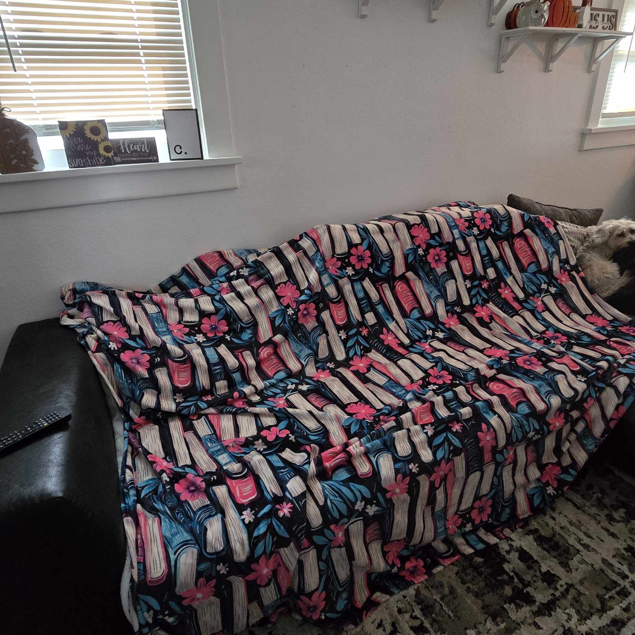 FLORAL CATS- GIANT SHAREABLE THROW BLANKETS ROUND 12-PREORDER CLOSING 3/2