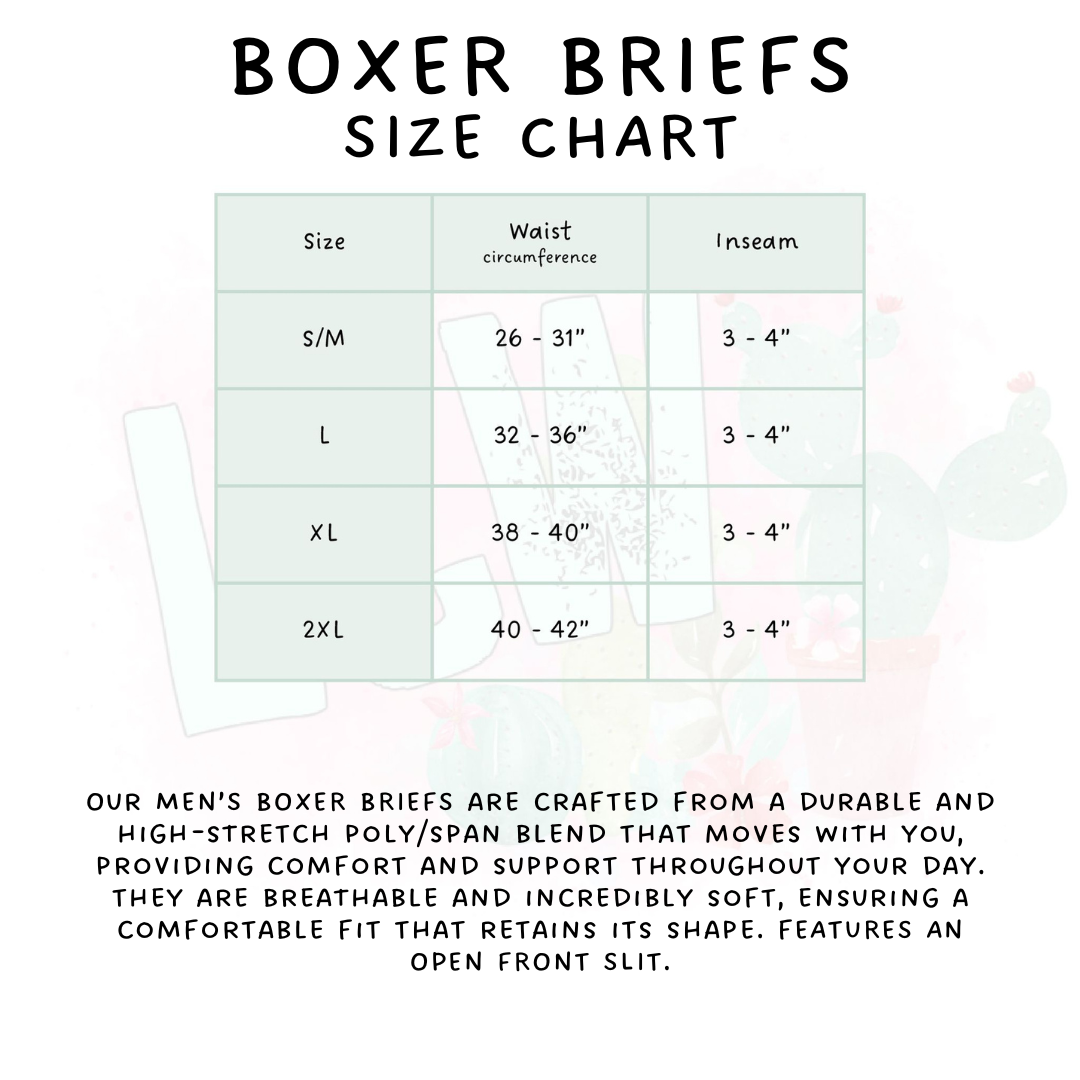 Ready to Ship - Green Mean Men's Boxer Briefs - S/M