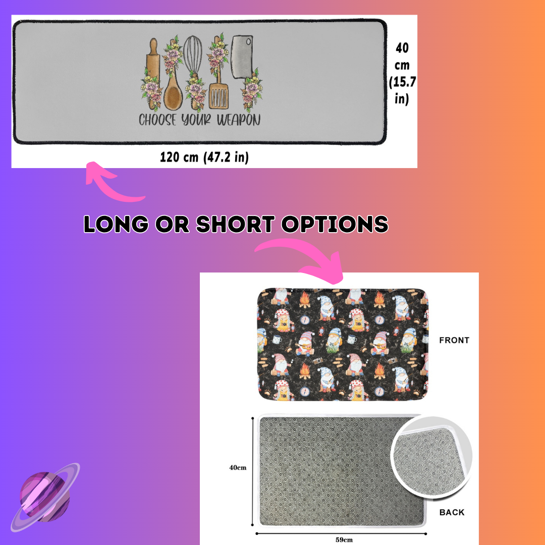 LIFE IS WHAT YOU BAKE- SHORT/LONG FLOOR MAT PREORDER CLOSING 1/14