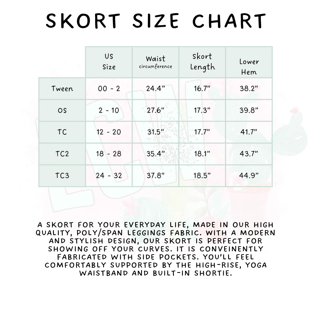 Ready To Ship - Scissor Hands Skort - TC