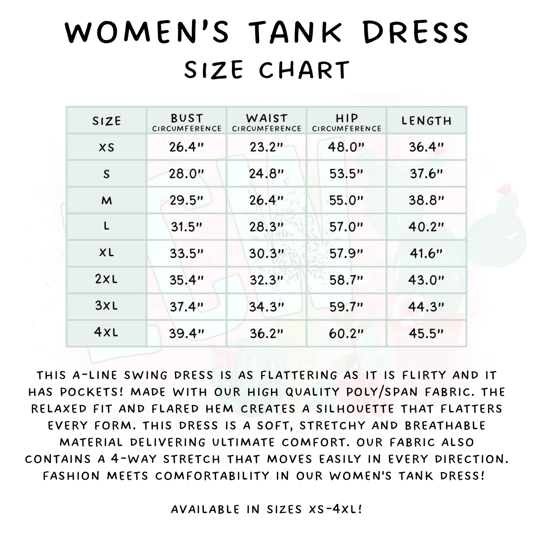 Ready To Ship - Kitten Flowers Girls Tank Dress