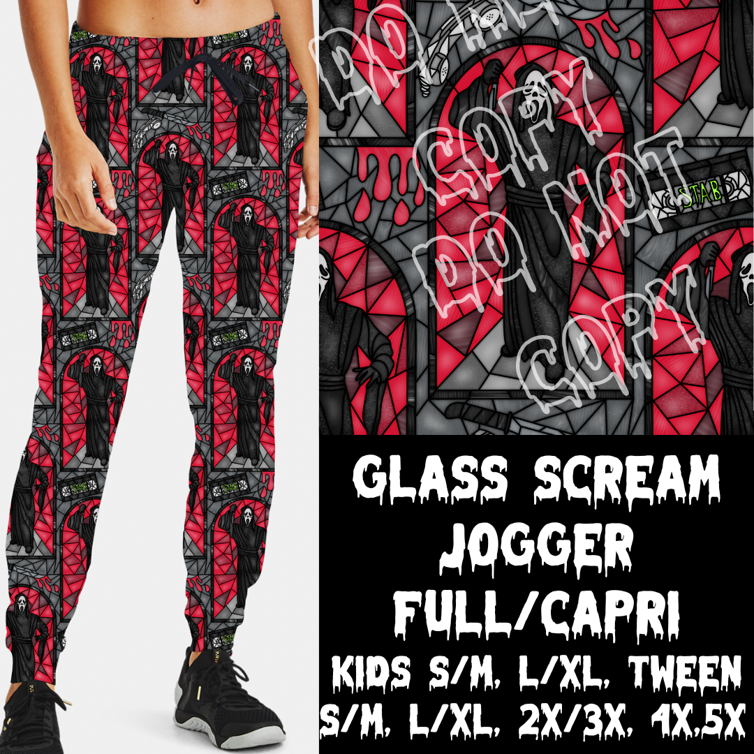 HALLOWEEEN PART 1 -GLASS SCREAM- JOGGER/CAPRI PREORDER CLOSING 7/7 ETA AUG/SEPT