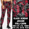 HALLOWEEEN PART 1 -GLASS SCREAM- JOGGER/CAPRI PREORDER CLOSING 7/7 ETA AUG/SEPT