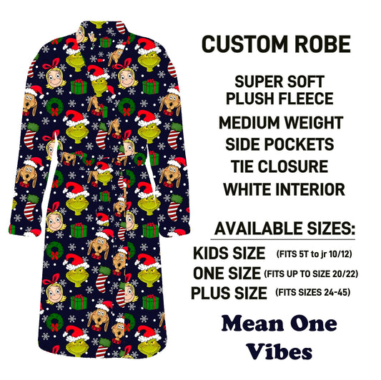 CU4R - Mean One Vibes Robe - Preorder Due 10/14 ETA: Mid-Dec
