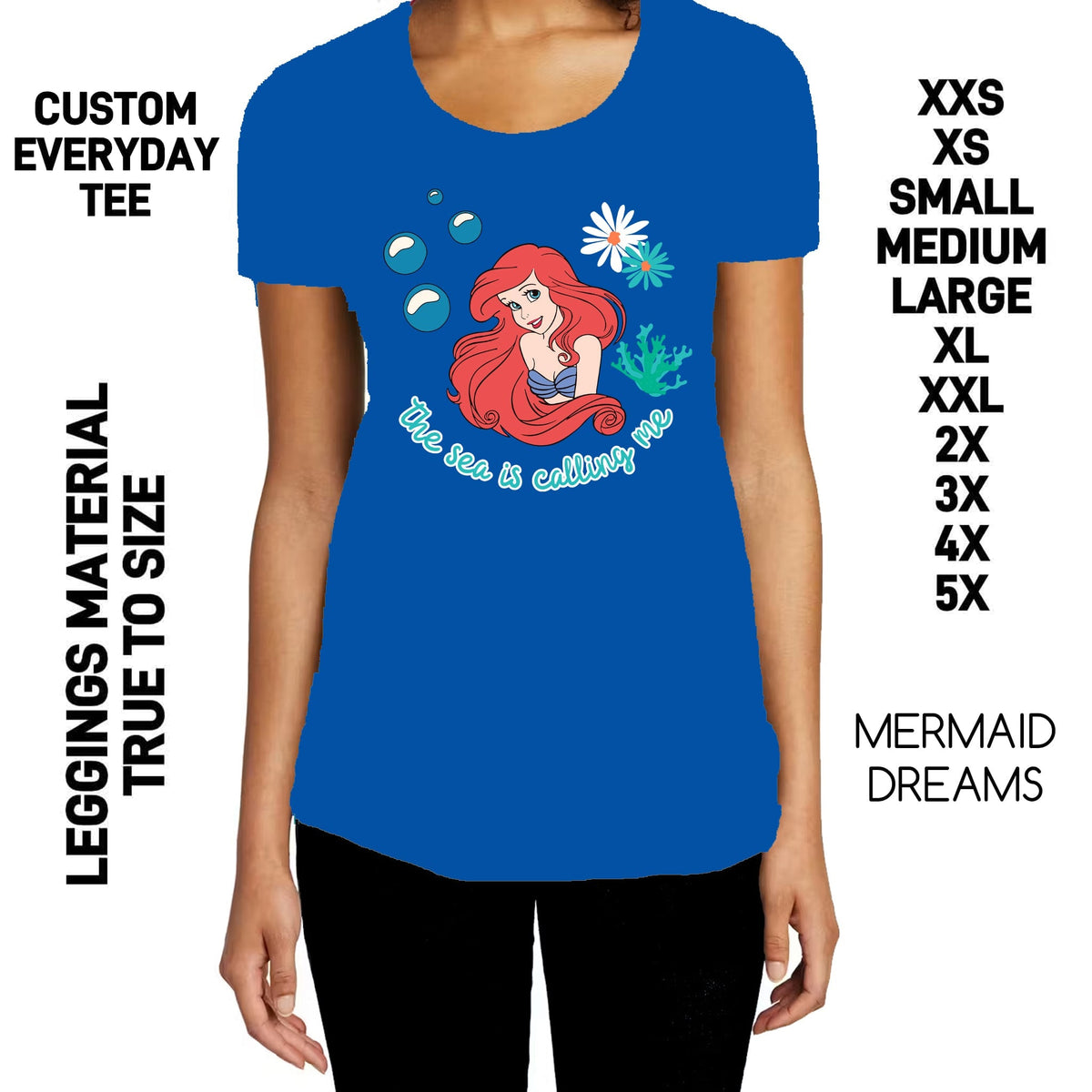 302BT - Mermaid Dreams Everyday Tee - Preorder Due 10/25 ETA: Late Dec