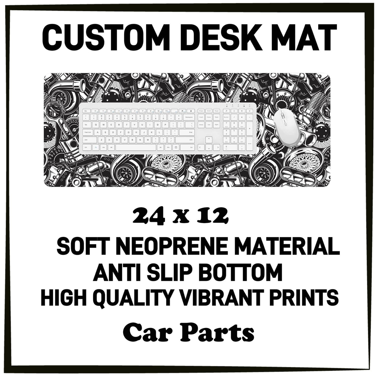 5DSK - Car Parts Desk Mat - Preorder Due 10/21 ETA: Mid-Dec