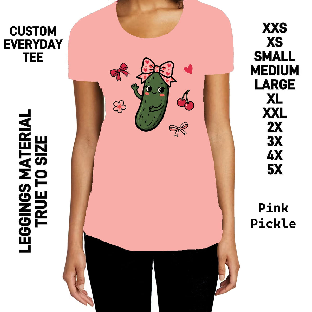301BT - Pink Pickle Everyday Tee - Preorder Due 10/11 ETA: Early Dec