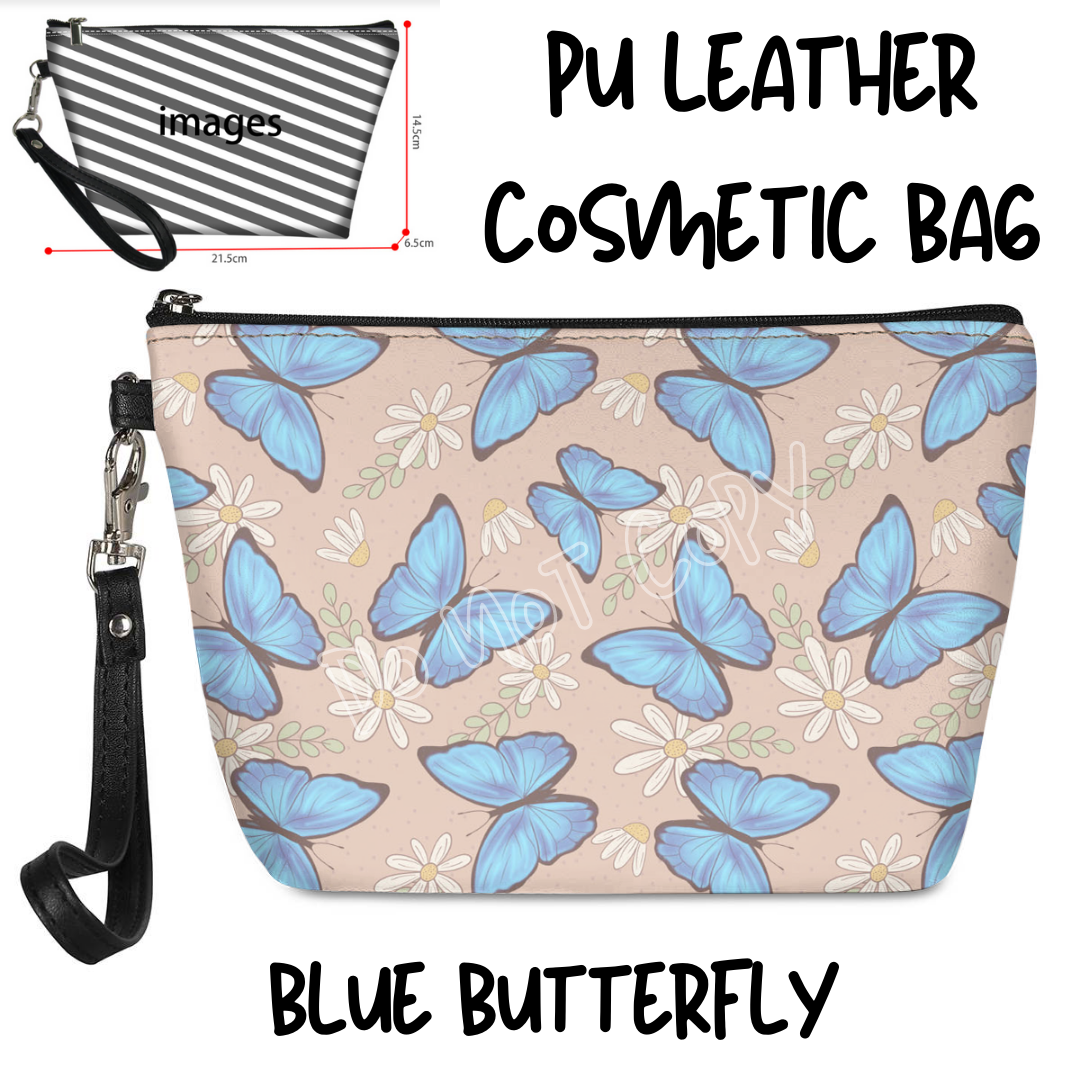 BAG RUN 2 - BLUE BUTTERFLY - COSMETIC BAG - PREORDER CLOSING 8/29 ETA END OF OCT/EARLY NOV