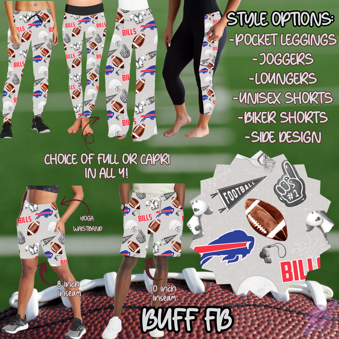 GAME DAY-BUFF FB-6 STYLE BOTTOMS-PREORDER CLOSING 9/8