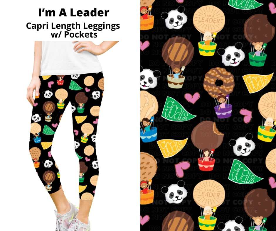 I'm a Leader Capri Length Leggings with Pockets Preorder Closes 9/17 ETA DECEMBER