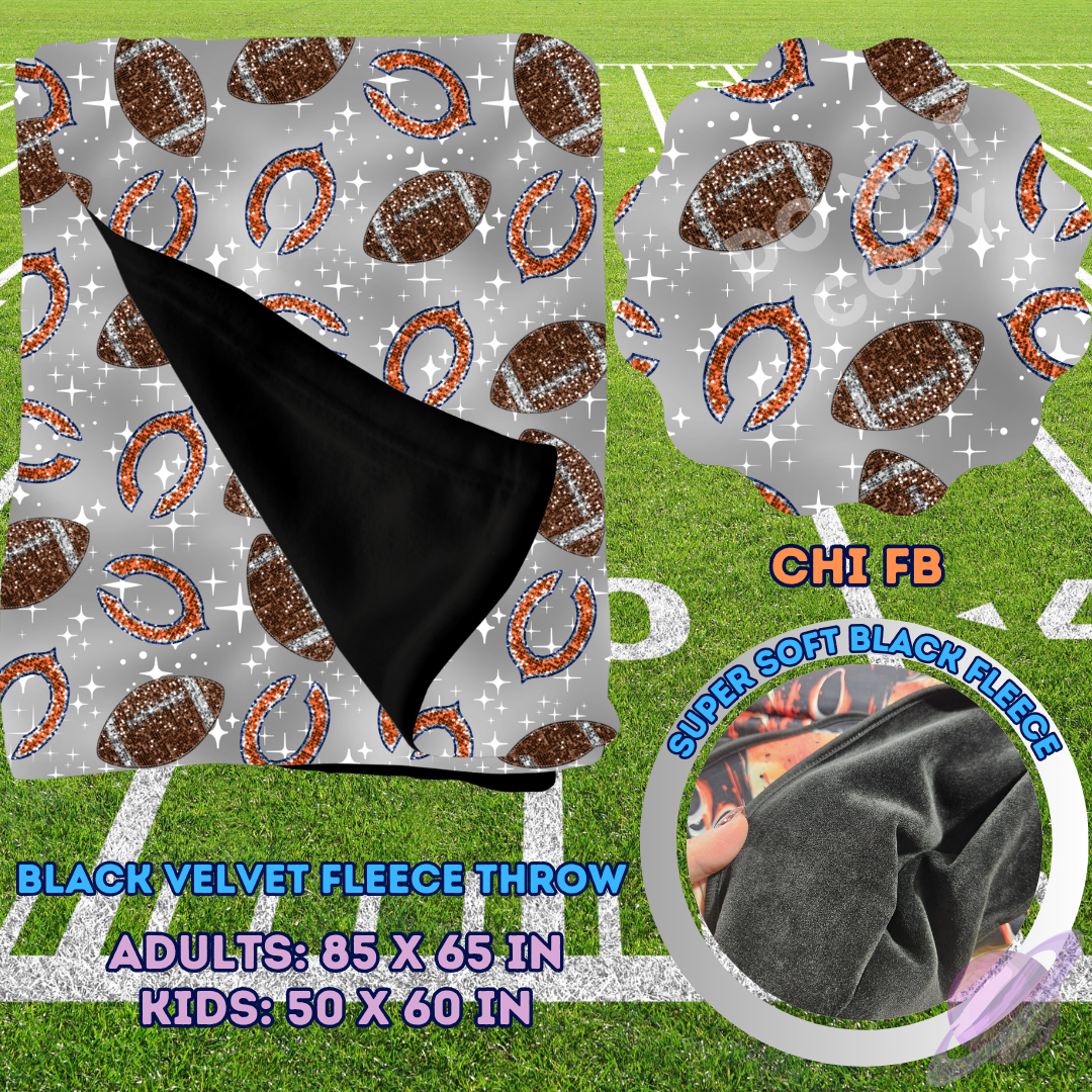 CHI FB-SEQUIN THROW BLANKET RUN-SOFT CLOSE 8/9-HARD CLOSE 8/11