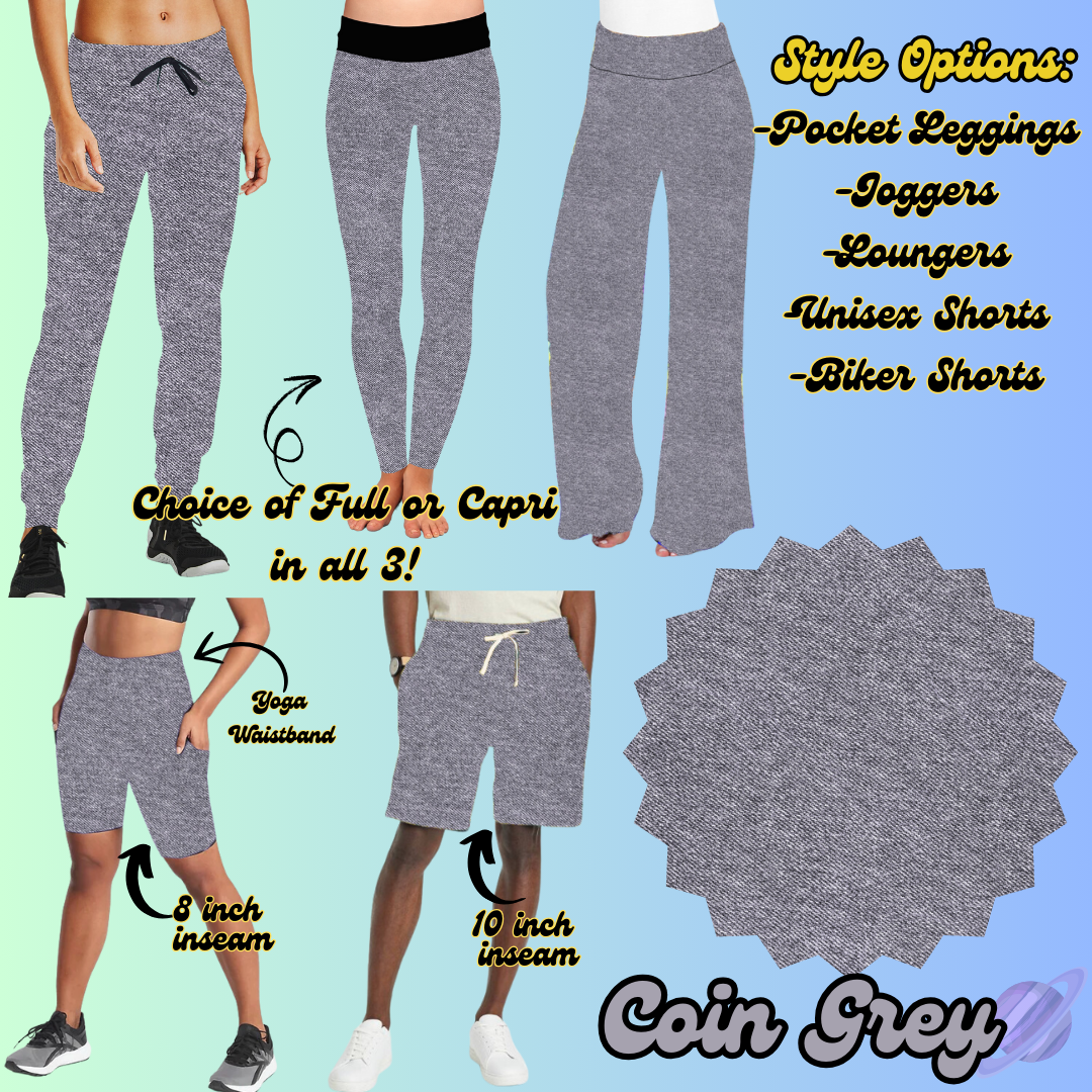 COLORFUL DENIM RERUN-COIN GREY-BOTTOMS 5 STYLES-PREORDER CLOSING  3/22