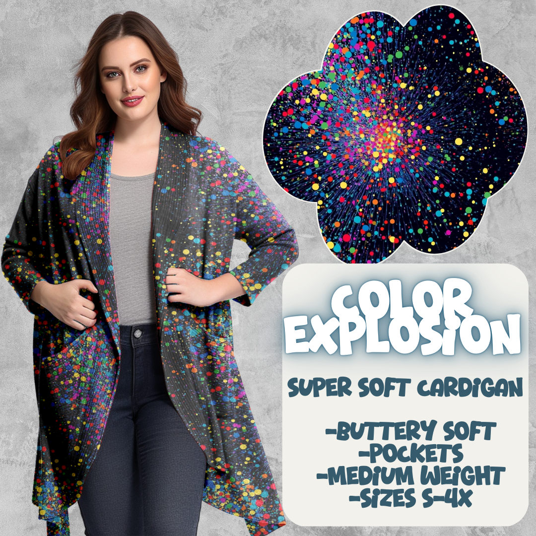 COLOR EXPLOSION - PRETTY CARDIGAN RUN CLOSING 3/18