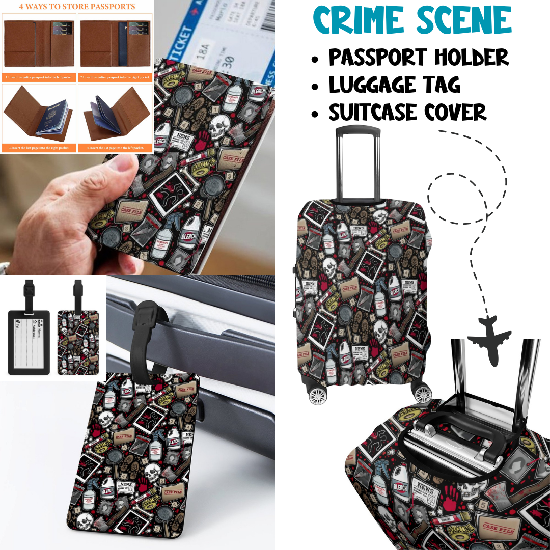 CRIME SCENE - TRAVEL ACCESSORIES PREORDER CLOSING 3/25