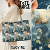 Load image into Gallery viewer, BAG RUN 2 - DAISY PIG - TOTE PURSE - PREORDER CLOSING 8/29 ETA END OF OCT/EARLY NOV