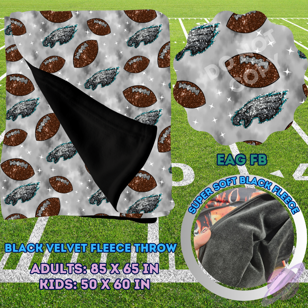 EAG FB-SEQUIN THROW BLANKET RUN-SOFT CLOSE 8/9-HARD CLOSE 8/11