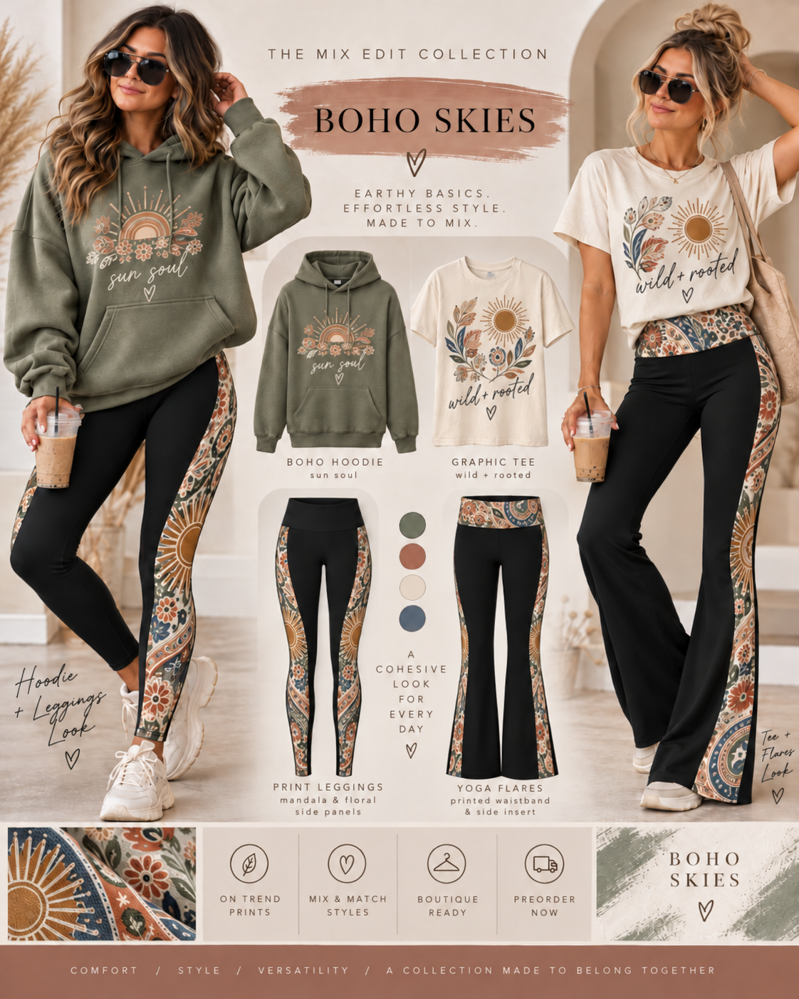 BOHO SKIES -YOGA FLARES-MIX EDIT PREORDER CLOSING 10/30