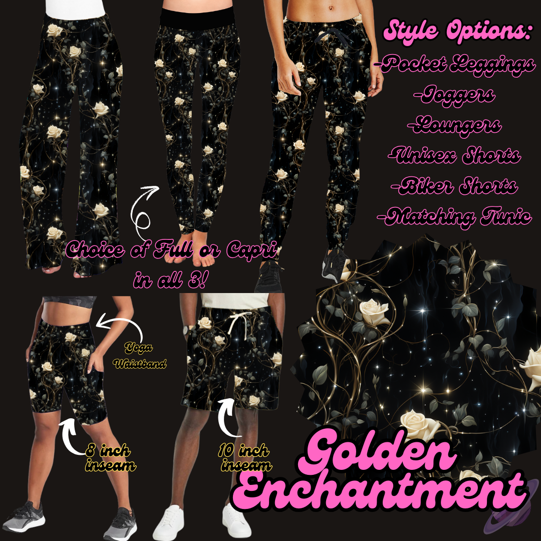 GOLDEN ENCHANTMENT-PRETTY RUN BOTTOMS  PREORDER CLOSING 1/30