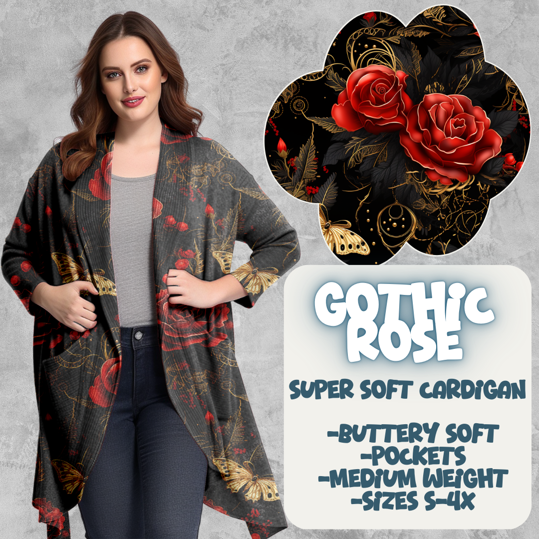 GOTHIC ROSE - PRETTY CARDIGAN RUN CLOSING 3/18