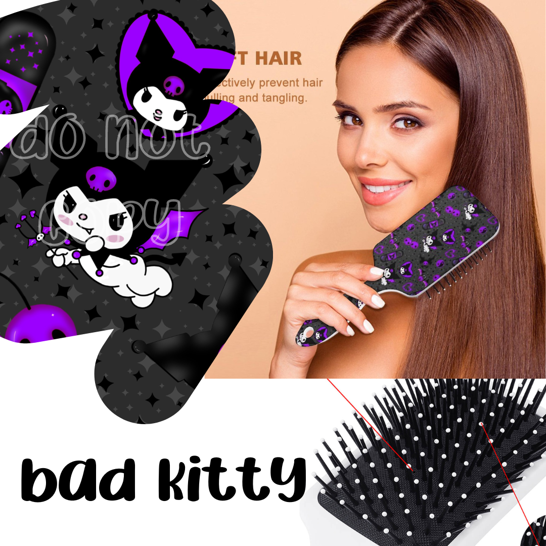 BAD KITTY - CUSTOM HAIR BRUSHES - PREORDER CLOSING 11/8 ETA EARLY DEC