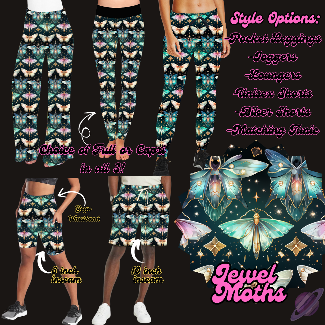 JEWEL MOTHS - LEGGING/JOGGER/LOUNGER/SHORTS - PRETTY RUN PREORDER CLOSING 3/21