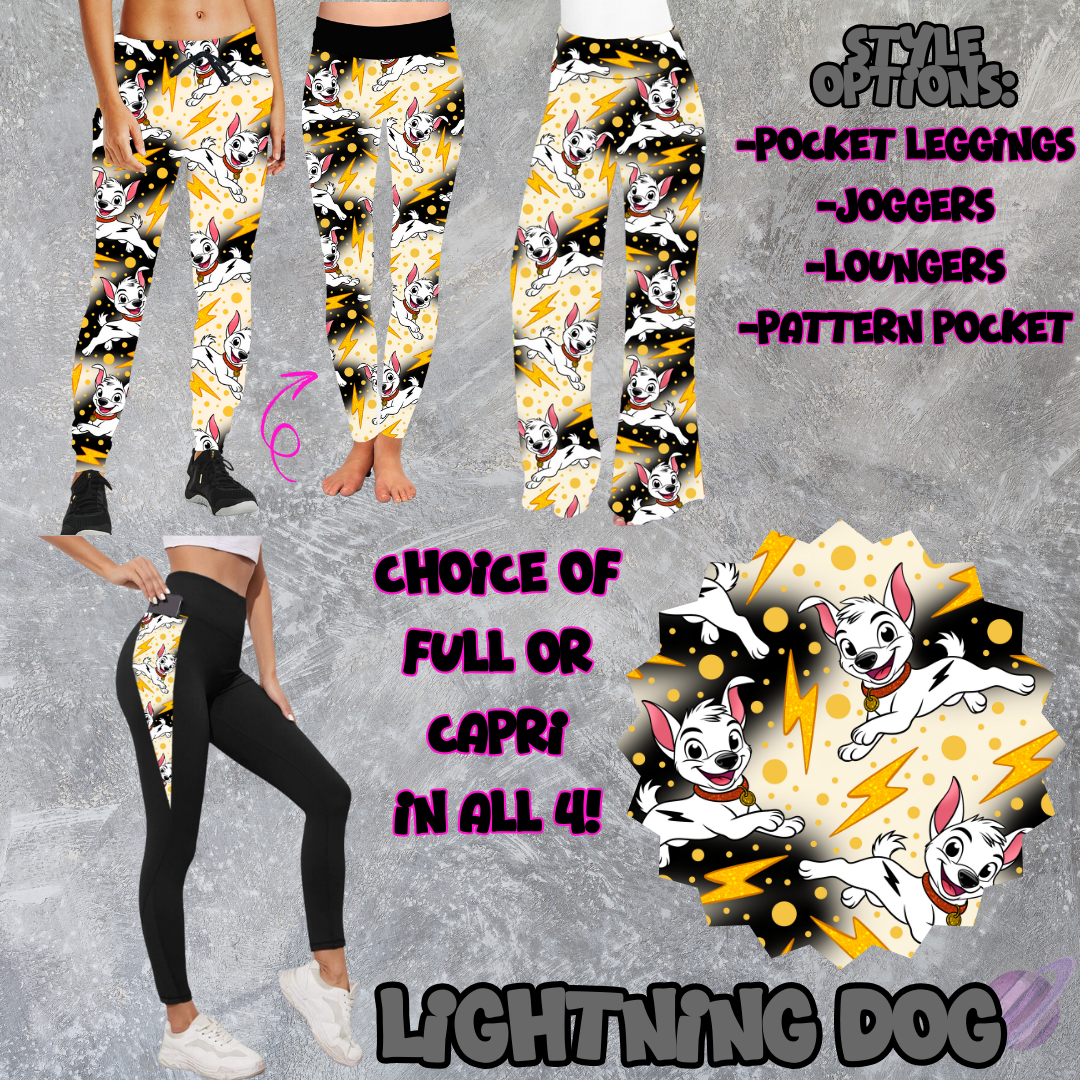 LIGHTNING DOG - LEGGING/JOGGER/LOUNGER -POCKET SWEATER OUTFITS 2 PREORDER CLOSING 2/19