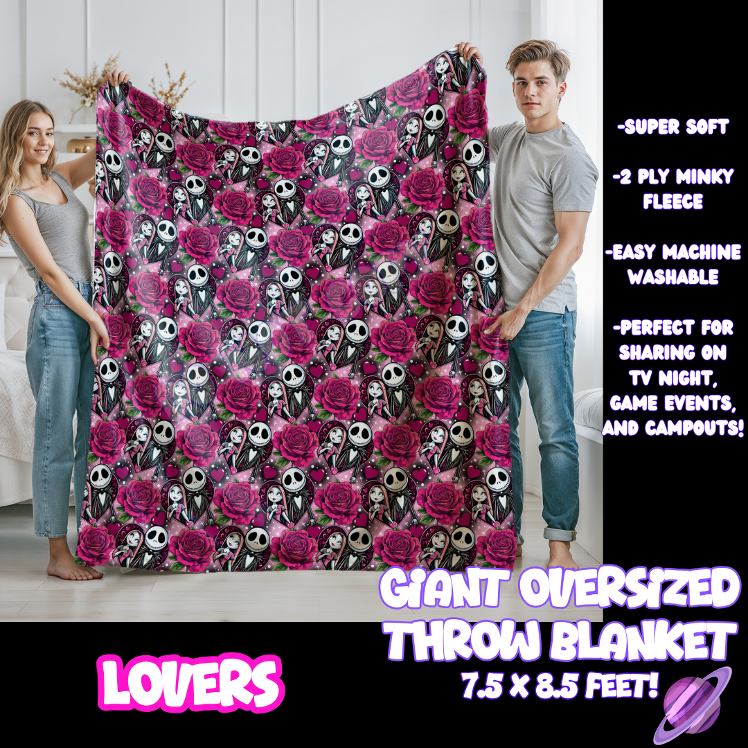 LOVERS- GIANT SHAREABLE THROW BLANKETS ROUND 10-PREORDER CLOSING 12/2