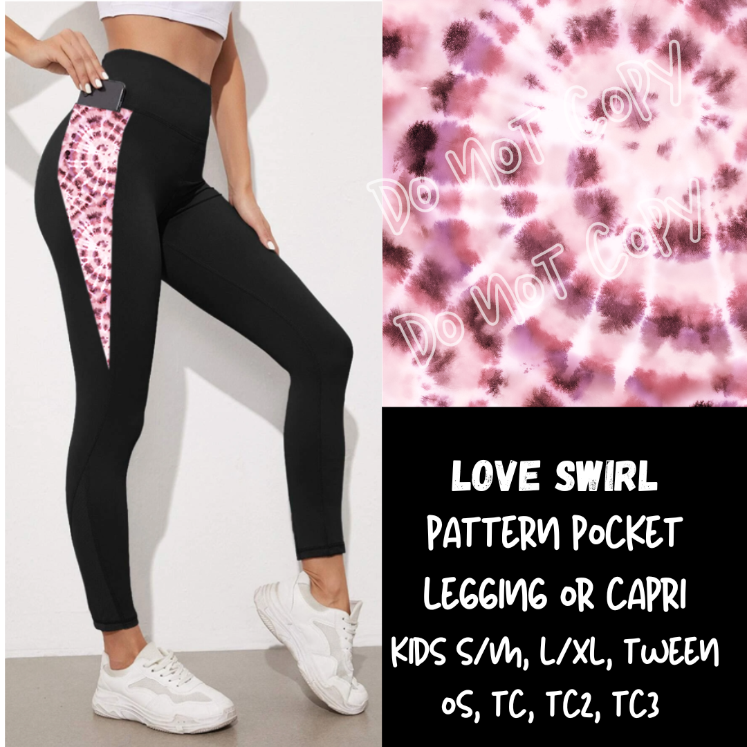 LOVE SWIRL-PPO7 RUN-LEGGING/CAPRI PREORDER CLOSING 11/17 ETA DEC/JAN