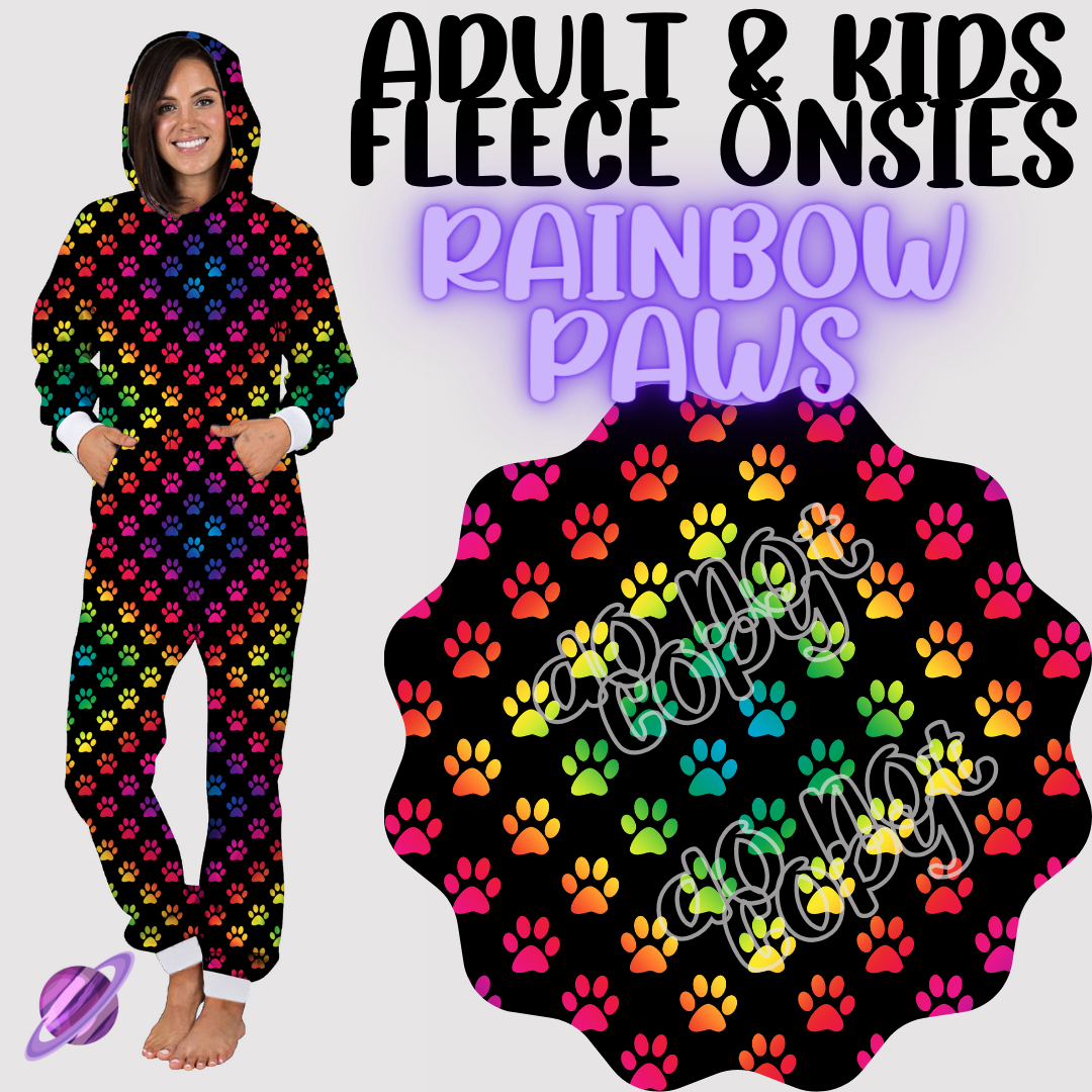 RAINBOW PAWS-ONESIES ROUND 2- PREORDER CLOSING 2/5