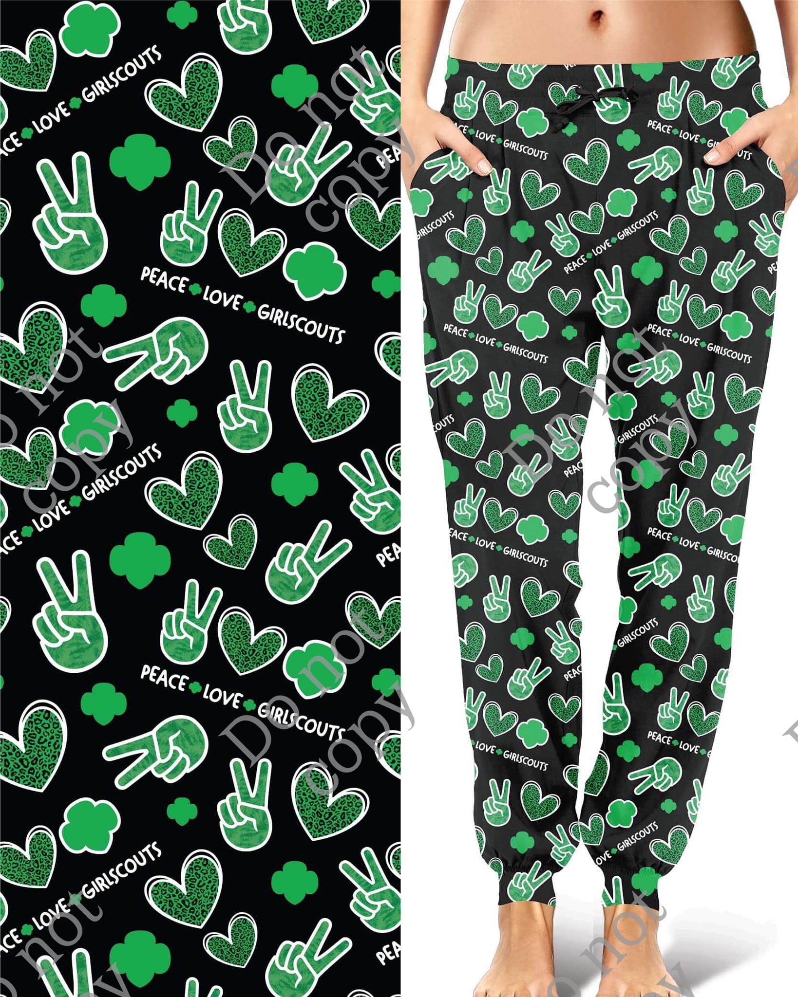 PEACE LOVE GS JOGGERS RTS AVAILABLE NOW GSRUN2023