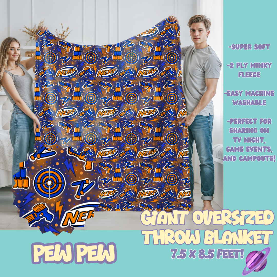 PEW PEW - OVERSIZED THROW BLANKET 11 - PREORDER CLOSING 2/2