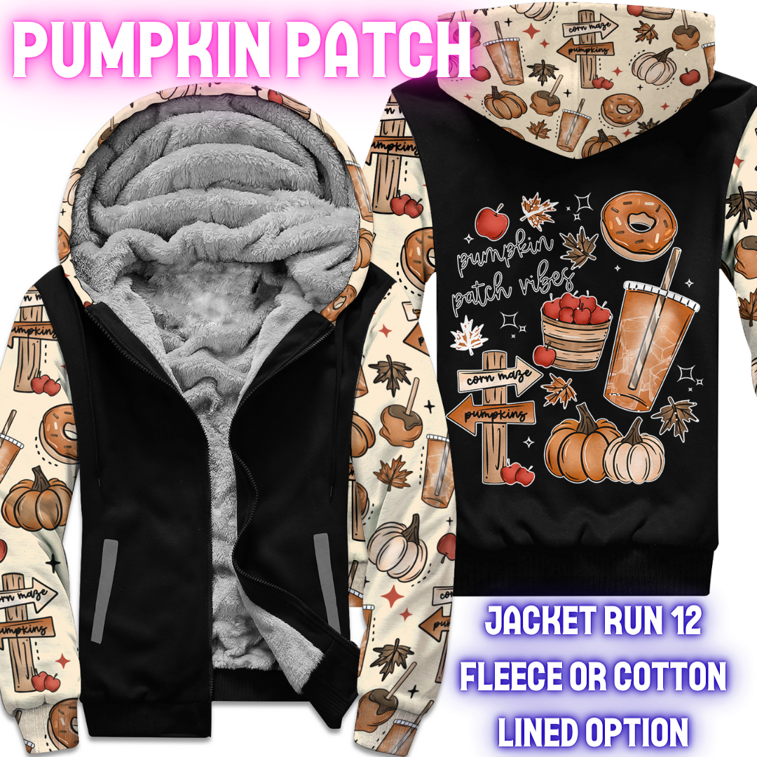 JACKET RUN 12-PUMPKIN PATCH-PREORDER CLOSING 8/18