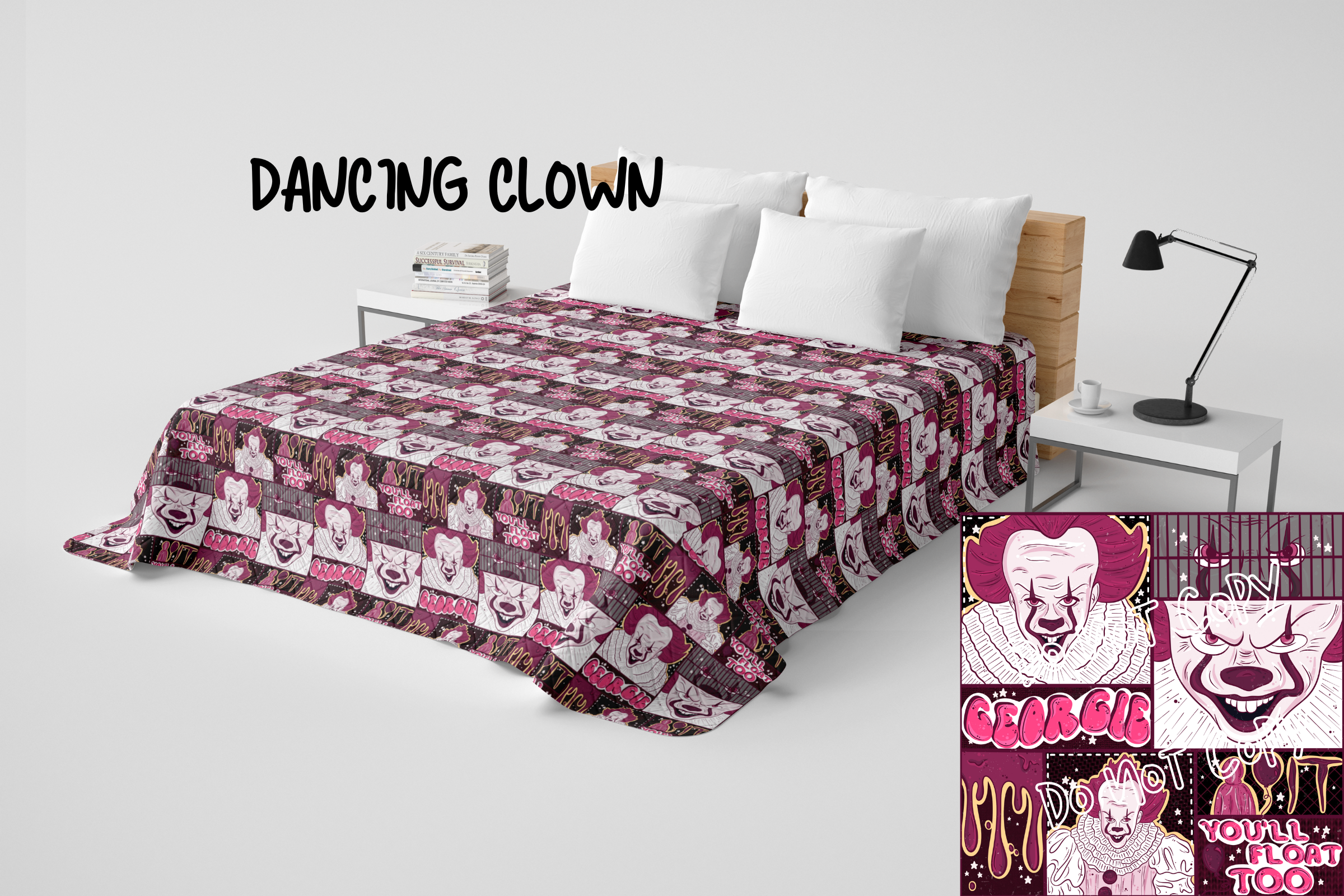 QUILT RUN 4-DANCING CLOWN- PREORDER CLOSING 6/16