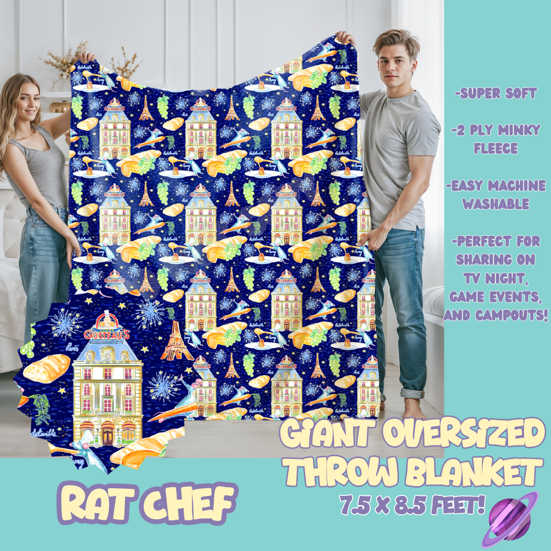 RAT CHEF - OVERSIZED THROW BLANKET 11 - PREORDER CLOSING 2/2