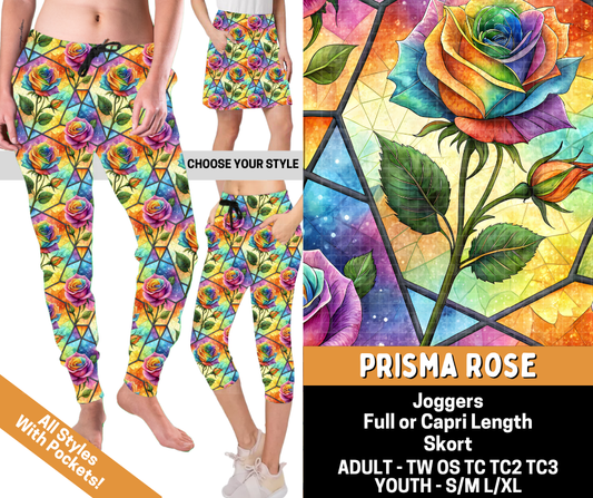Preorder! Closes 6/1. ETA Sept. Prisma Rose Combo Jogger Lengths & Skort
