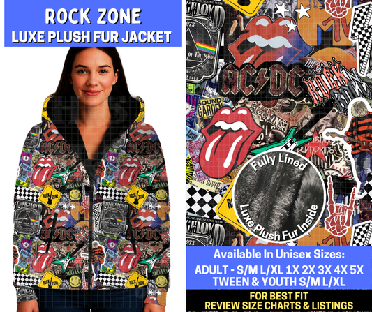 Preorder! Closes 10/20. ETA Jan. Rock Zone Luxe Fur Jacket