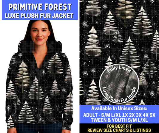 Preorder! Closes 10/20. ETA Jan. Primitive Forest Luxe Fur Jacket
