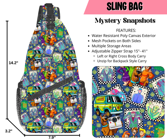 Preorder! Closes 9/17. ETA Dec. Mystery Snapshots Sling Bag