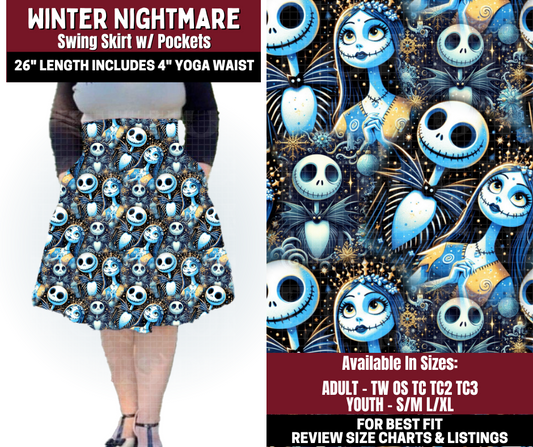 Preorder! Closes 10/22. ETA Jan. Winter Nightmare Swing Skirt