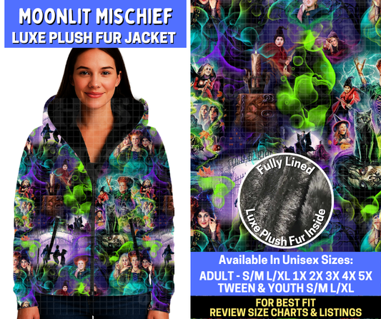 Preorder! Closes 10/20. ETA Jan. Moonlit Mischief Luxe Fur Jacket