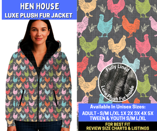 Preorder! Closes 10/29. ETA Jan. Hen House Luxe Fur Jacket