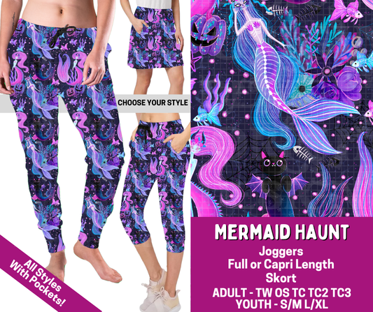 Preorder! Closes 4/13. ETA July. Mermaid Haunt Combo Jogger Lengths