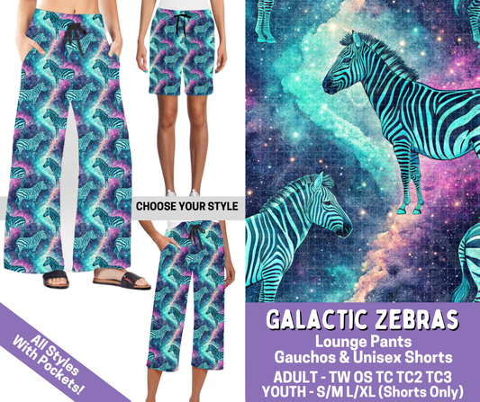 Preorder! Closes 4/30. ETA July. Galactic Zebras Combo Lounge Lengths
