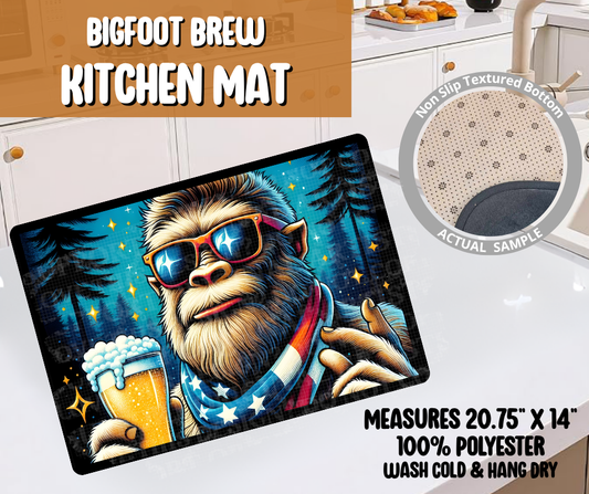 Preorder! Closes 6/8. ETA Sept. Bigfoot Brew Kitchen Mat
