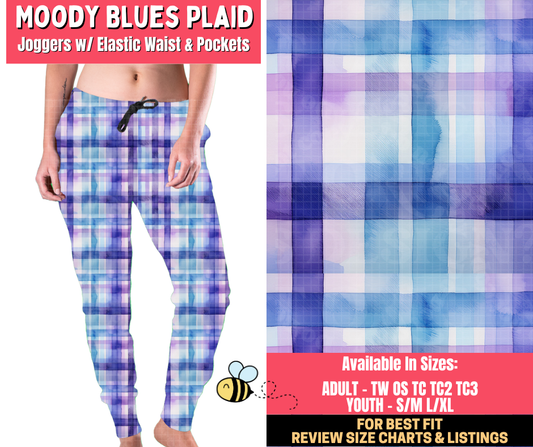 Preorder! Closes 1/28. ETA April. Moody Blues Plaid Joggers