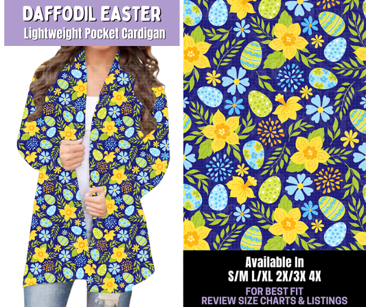 Preorder! Closes 1/22. ETA April. Daffodil Easter Pocket Cardigan