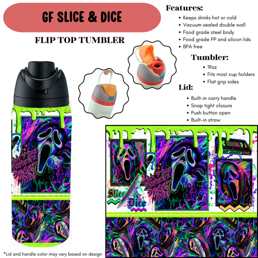Preorder! Closes 9/18. ETA Dec. GF Slice & Dice Flip Top Tumbler