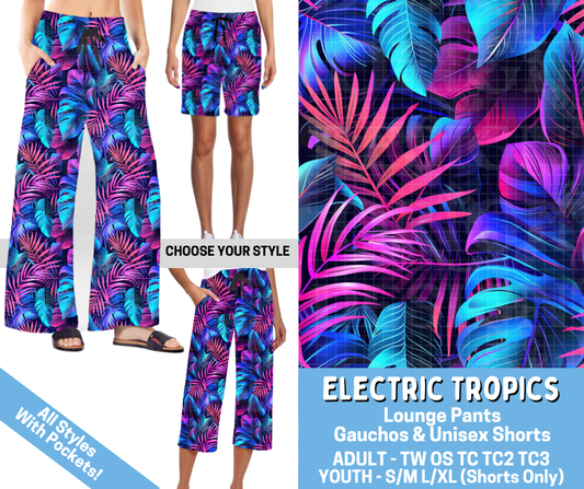 Preorder! Closes 4/16. ETA July. Electric Tropics Combo Lounge Lengths