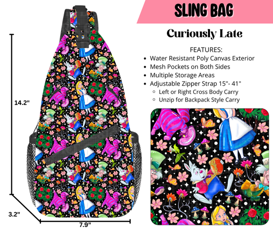 Preorder! Closes 9/17. ETA Dec. Curiously Late Sling Bag